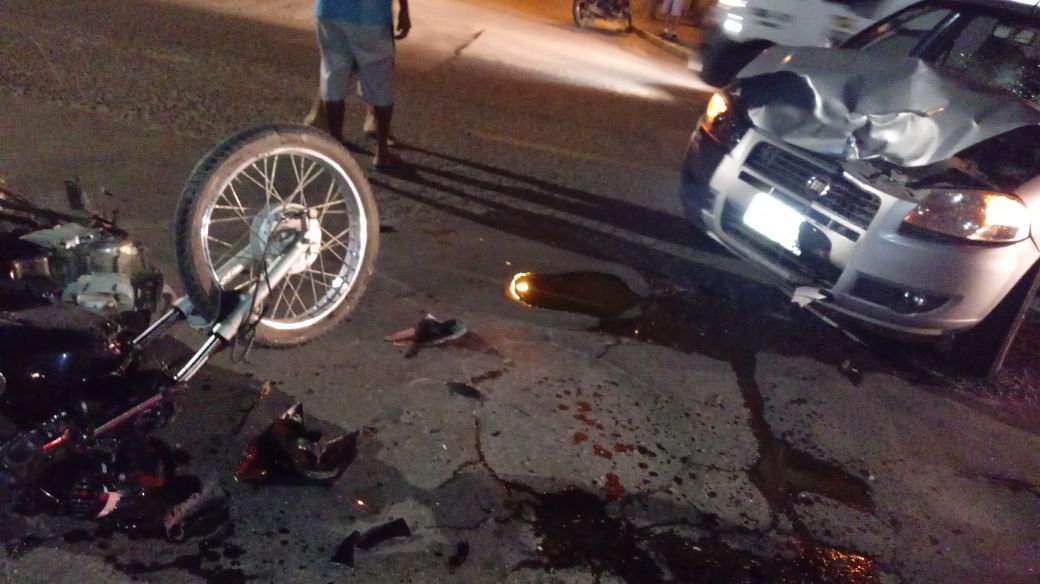 Joinville | Duas pessoas ficam feridas em acidente grave no bairro Morro do Meio