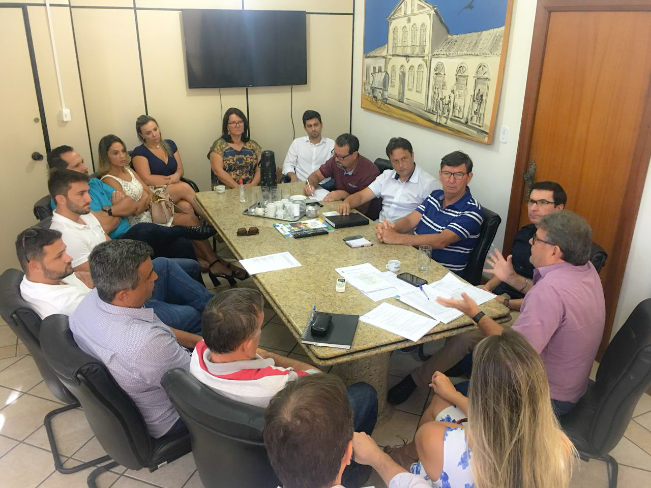 Biguaçu | Prefeito interino reúne secretariado