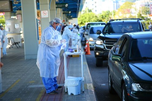 Em uma semana,   foram realizados  mais de 800 testes rápidos para o novo coronavírus em Florianópolis