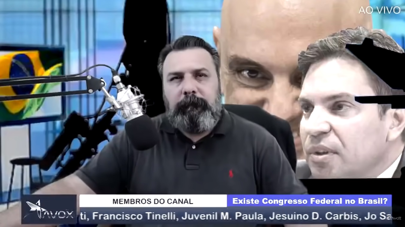 Youtuber catarinense alvo da PF pediu prisão de ministro Moraes