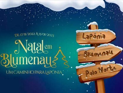 Com temática “Um caminho para Lapônia”, Natal em Blumenau traz novidades