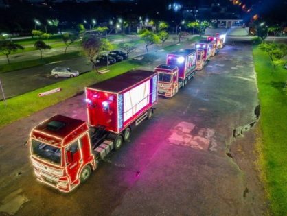 Caravana de Natal com inteligência artificial da Coca-Cola passará por 10 cidades de SC