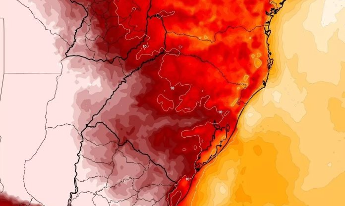 Intensa onda de calor traz clima desértico com temperaturas de até 40ºC a Santa Catarina