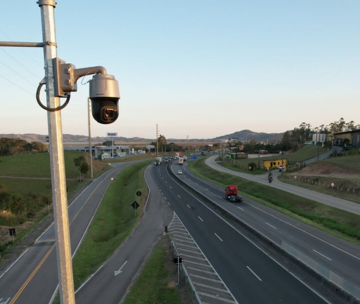 Novas câmeras de monitoramento já operam no trecho Sul catarinense da BR-101