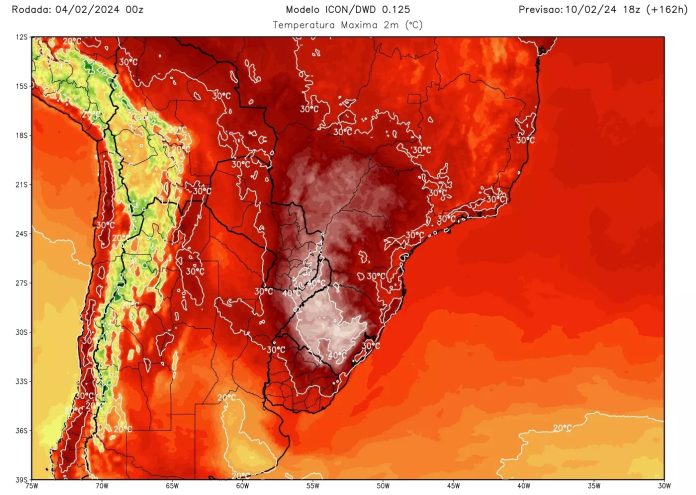 ‘Domo de Calor’: entenda o fenômeno que provoca temperaturas desérticas no Sul do Brasil