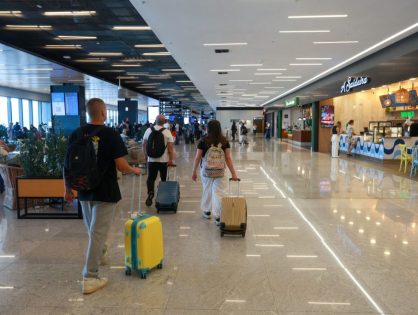 Aeroportos catarinenses registram aumento de 84,8% no número de passageiros