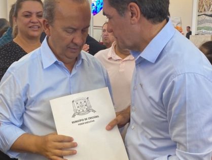 Salvaro pede ao governador atenção com o HMISC e obras do Anel de Contorno Viário de Criciúma