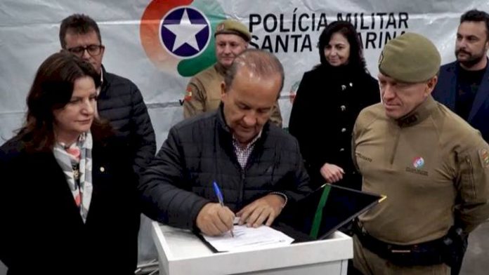 Parceria entre Samu e PMSC inaugura serviço aeromédico na Serra Catarinense