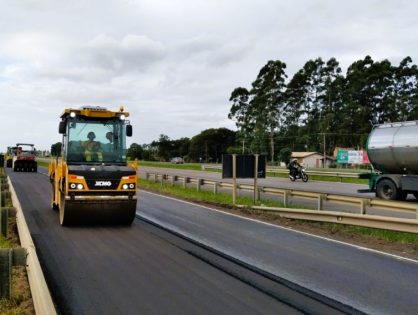 CCR ViaCosteira informa cronograma semanal de obras na BR-101 Sul