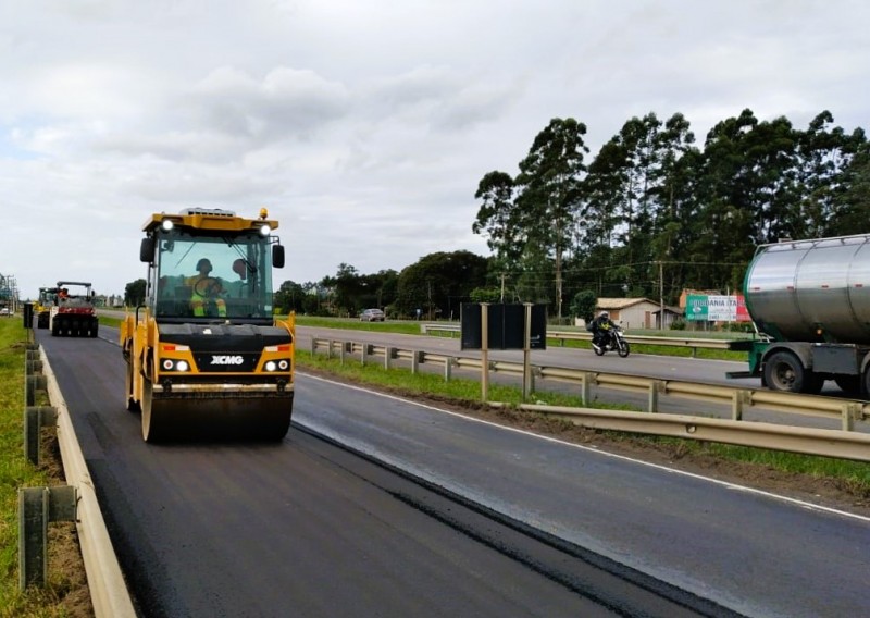 CCR ViaCosteira informa cronograma semanal de obras na BR-101 Sul