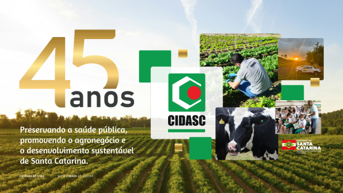 Cidasc comemora 45 anos de história e dedicação à defesa agropecuária catarinense