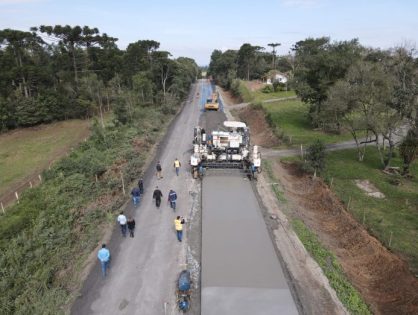 SC-477 entre Canoinhas e Monte Castelo tem pavimento rígido em mais de 20 quilômetros