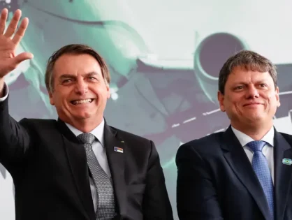 Bolsonaro e Tarcísio venceriam Lula em cinco estados em disputa de 2026