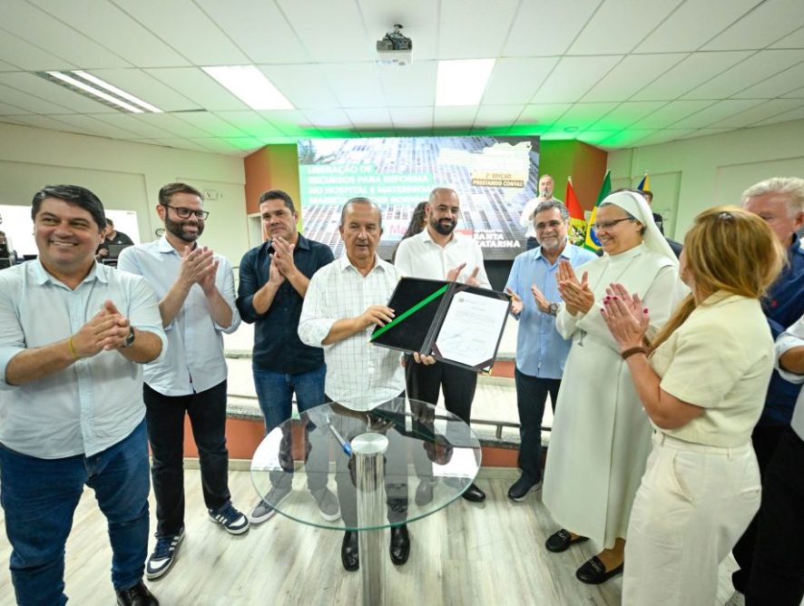 Governador autoriza repasse de R$ 1,2 milhão para obras do Hospital Marieta Konder Bornhausen