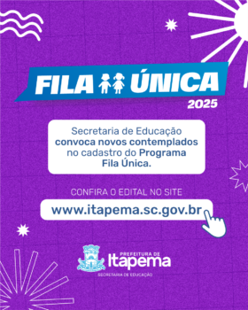 Educação divulga segunda chamada dos contemplados do Fila Única de 2025