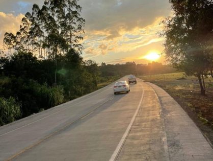 Estrada Boa: com pavimentação em concreto, SC-477 é liberada para o tráfego