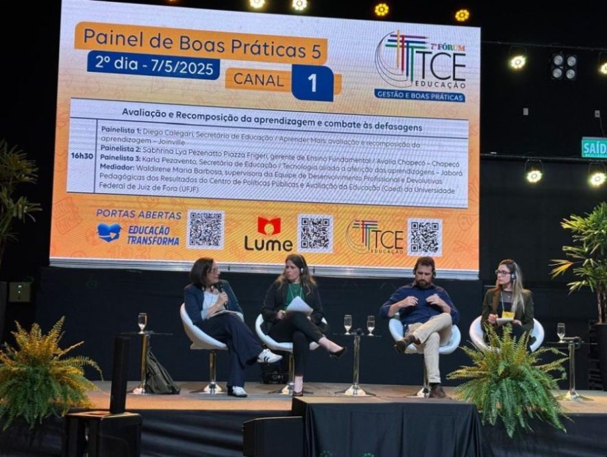 Secretaria de Educação apresenta iniciativas da Rede Municipal de Chapecó em Evento do TCE