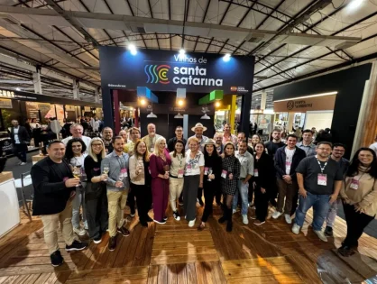 Vinhos catarinenses brilham na maior feira da América do Sul