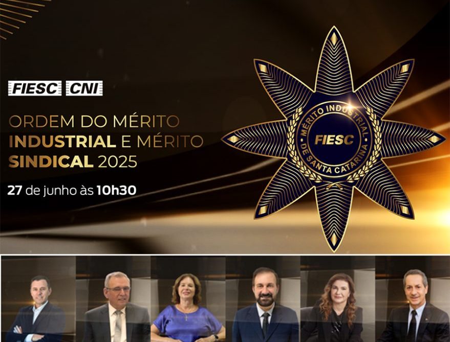 FIESC entrega Ordem do Mérito Industrial na próxima sexta