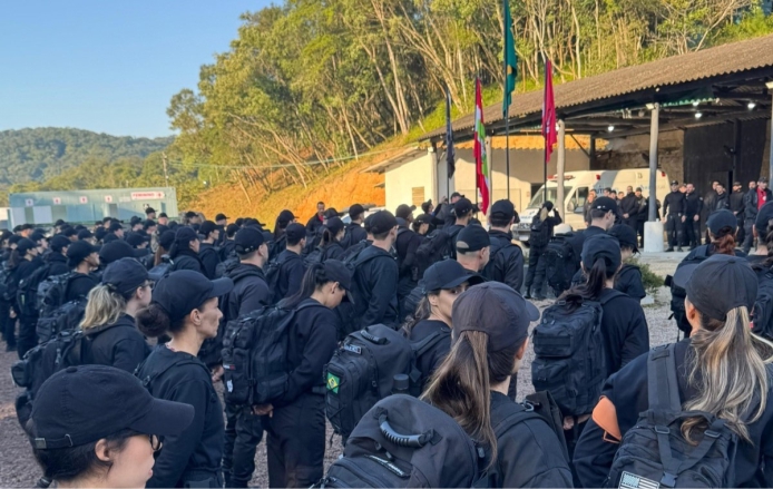 Formação de 941 novos policiais penais reforça segurança prisional em SC