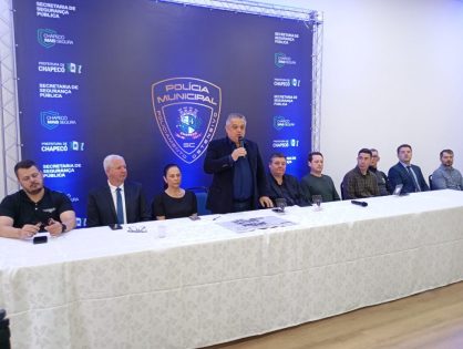 Anúncios de investimentos marcam os 14 anos da Polícia Municipal de Chapecó