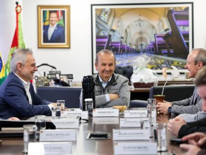 Em reunião com governador Jorginho Mello, Coamo anuncia o oitavo porto de Santa Catarina