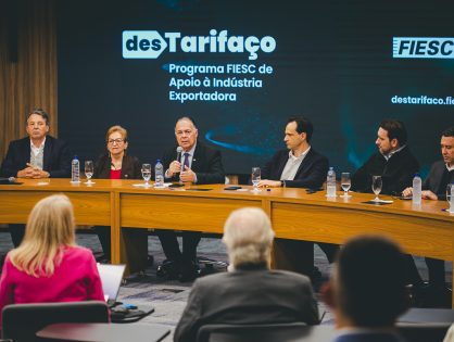 Pelo Estado 29/08: FIESC lança programa de apoio a indústrias afetadas pelo tarifaço
