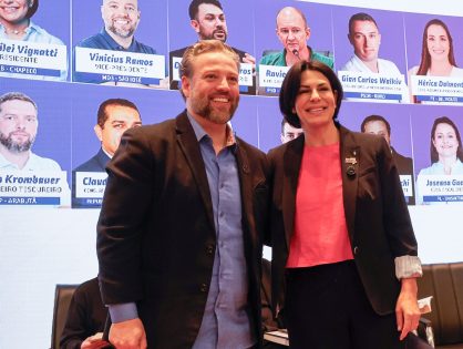 Vereador Vinicius Ramos, de São José, toma posse como vice-presidente da UVESC, representando a Grande Florianópolis