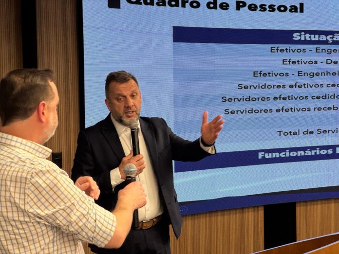 Secretário da Infraestrutura atualiza obras do Programa Estrada Boa em reunião na Fiesc