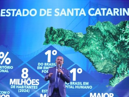 Jorginho Mello destaca índices positivos da economia catarinense em evento de empreendedorismo em Concórdia