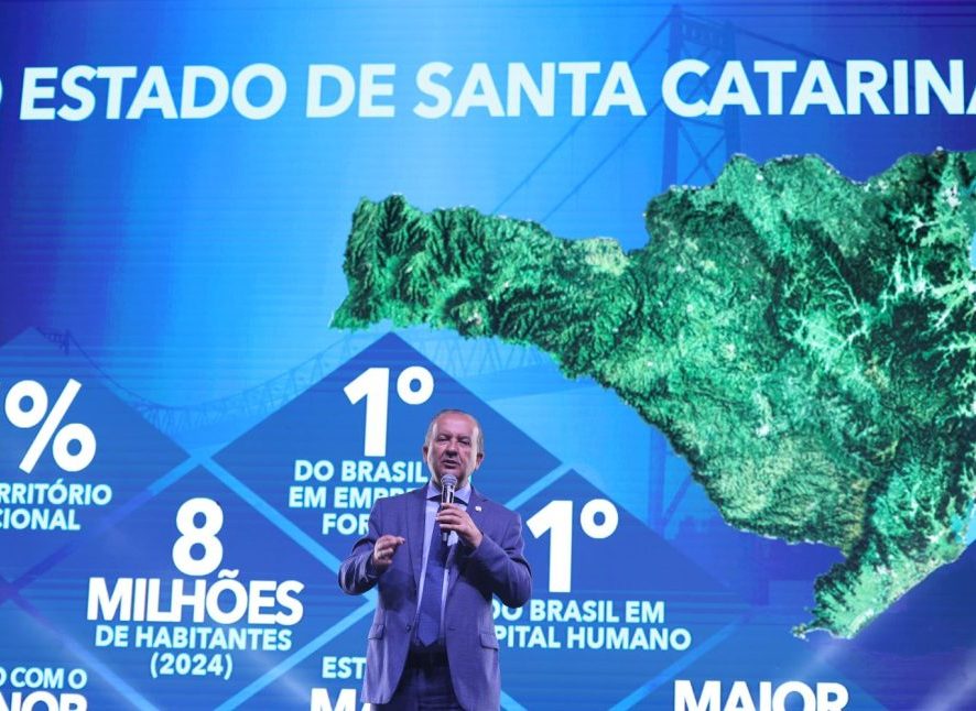 Jorginho Mello destaca índices positivos da economia catarinense em evento de empreendedorismo em Concórdia