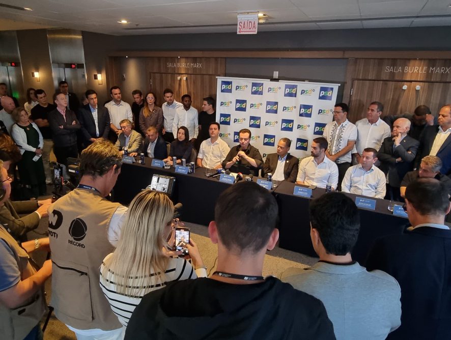 Coletiva encerra segundo dia do encontro nacional do PSD, e Kassab reafirma apoio à pré-candidatura de João Rodrigues