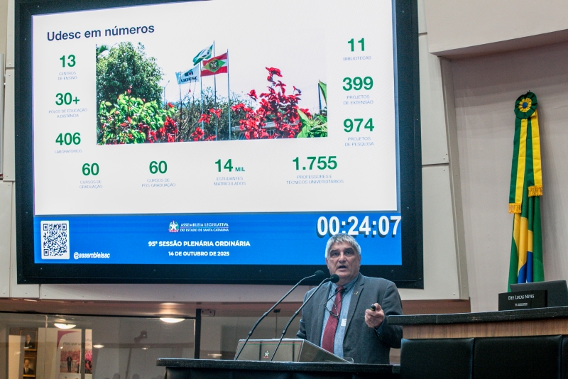 Pelo Estado 16/10: Reitor da Udesc esclarece edital sobre cotas para pessoas de outros estados