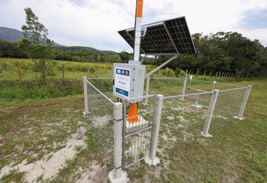 Quase 50% das novas estações hidrometeorológicas da Defesa Civil já foram instaladas em SC