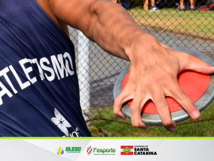 Competições de atletismo abrem oficialmente a etapa estadual da  Olimpíada Estudantil Catarinense neste fim de semana em Timbó