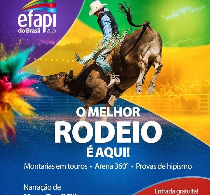 Rodeio da Efapi do Brasil promete emoção, grandes nomes e R$ 30 mil em premiações