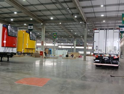Iniciada a montagem da Fetranslog 2025, nos pavilhões da Efapi