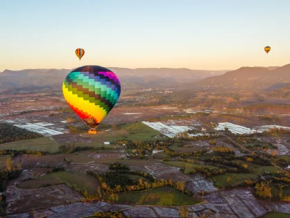 Praia Grande se torna o primeiro município do Brasil a ter empresas habilitadas pela Anac para voos de balão