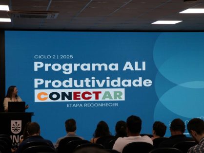 Sebrae SC celebra trajetórias no Encontro ALI Produtividade e reconhece empresas destaques da região Oeste