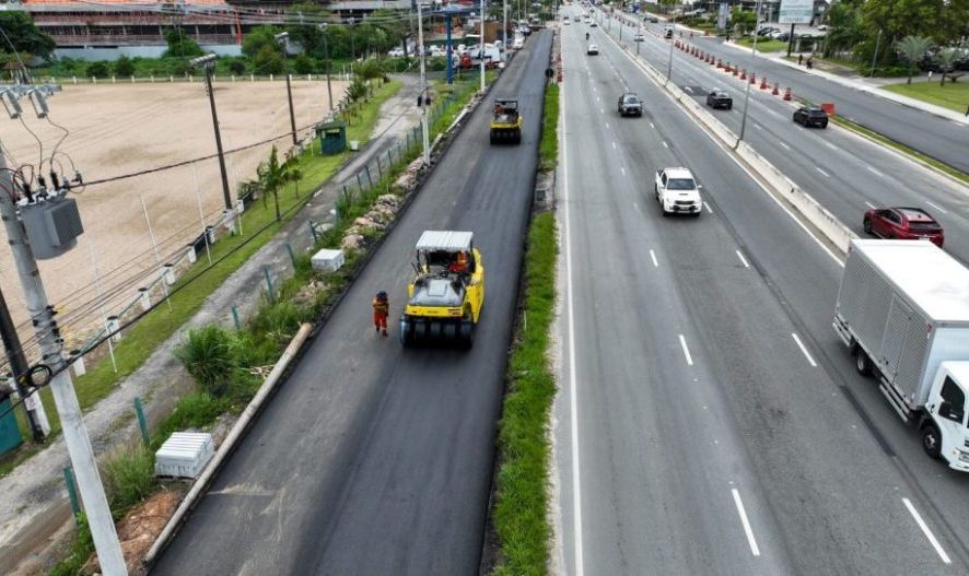 Triplicação da SC-401 atinge 60% de execução e avança com frentes simultâneas no Norte da Ilha