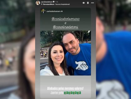 Pelo Estado 19/02: Foto de Carlos Bolsonaro e Carol De Toni agita os bastidores da política