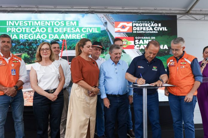 Governador libera mais de R$ 14 milhões para prevenção de desastres em municípios da região de Criciúma