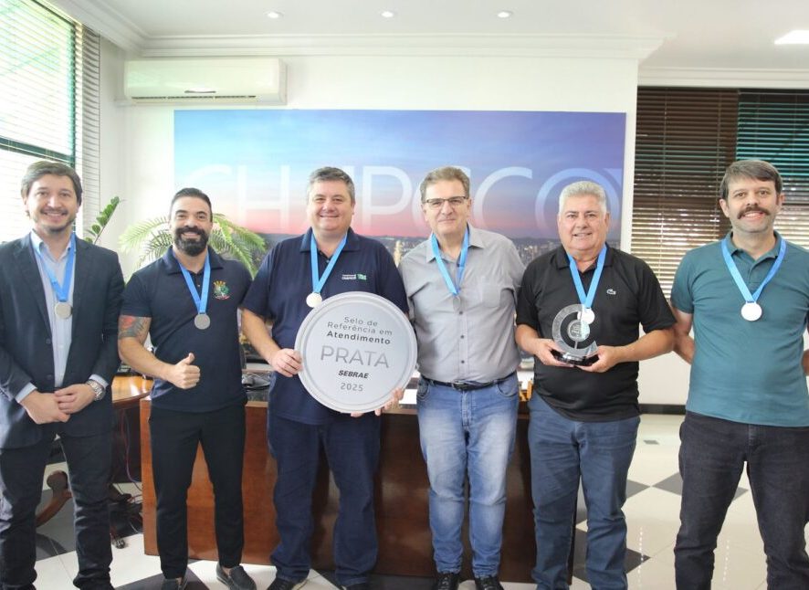 Chapecó conquista Selo Prata do Sebrae por excelência no atendimento ao empreendedor