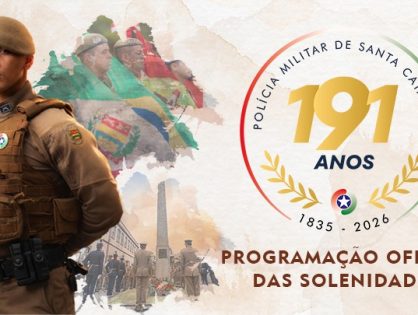 Programação especial marca os 191 anos da Polícia Militar de Santa Catarina
