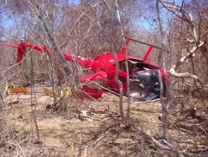 Helicóptero que caiu e matou piloto em SC já tinha histórico de queda