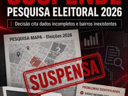 Após pesquisa em SC listar cidades do Maranhão, Justiça suspende outro levantamento por apontar bairros inexistentes