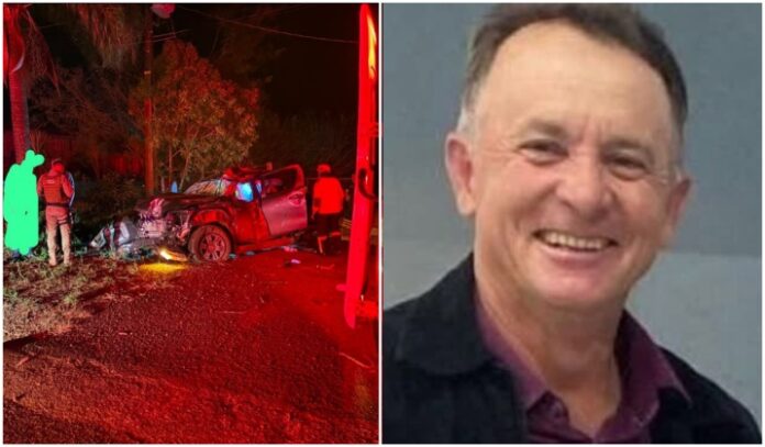 Empresário e ex-vereador de Jupiá morre em grave acidente na SC-480
