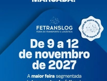 Fetranslog já tem data definida para 2027