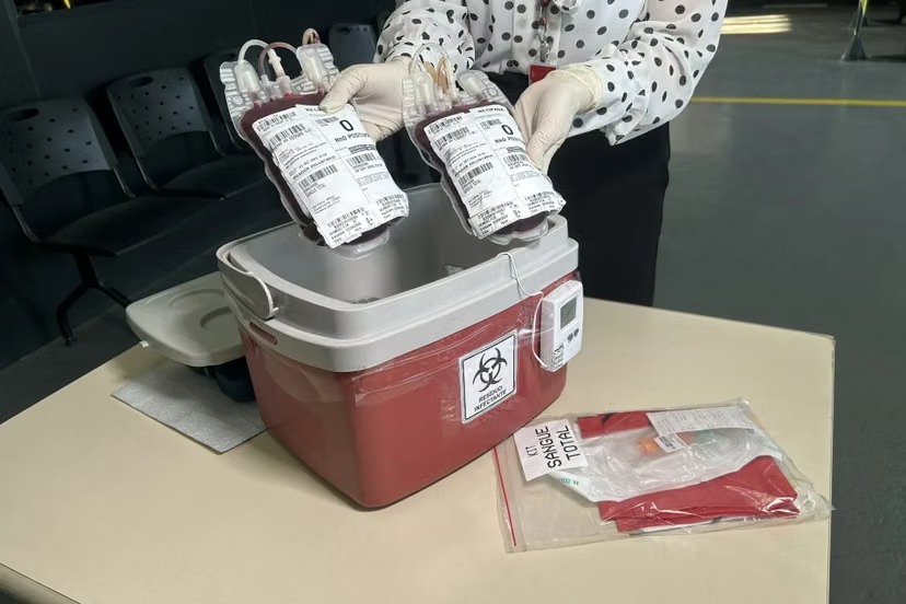 Novas ocorrências mobilizam uso de bolsas de sangue em atendimentos aeromédicos no Sul de SC